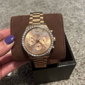 Michael Kors Rose Gold Watch - Worn twice.